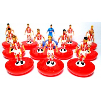 Subbuteo Andrew Table Soccer Olympiacos 2017-18 on classic Hasbro bases